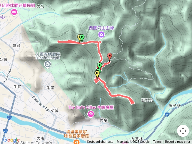 阿魯密趴趴造關刀山主西南東南南南峰東南東峰預覽圖