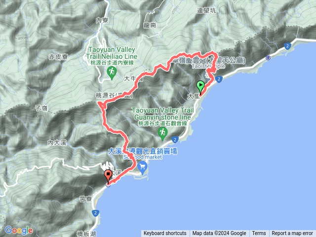 灣坑頭山（大里車站-大溪車站預覽圖