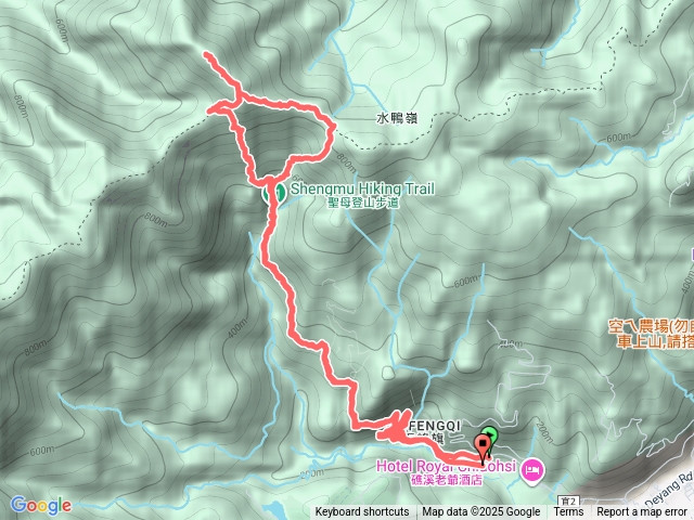 2025-09-13聖母登山步道(抹茶山)-三角崙山-巴唐古道 O型