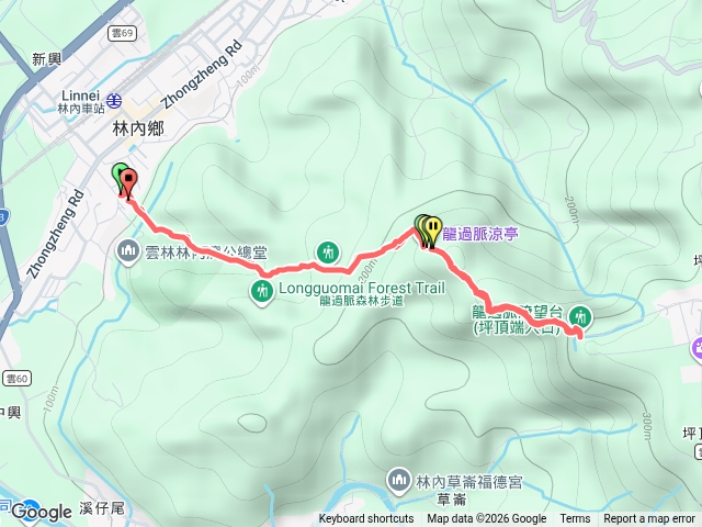 龍過脈森林步道-坪頂龍過脈涼亭預覽圖