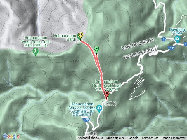 合歡北峰+北峰反射板+北峰名樹走走拍拍看紅毛杜鵑