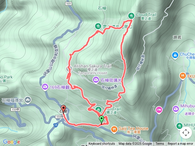 樂野山週邊步道（霧，茶，雲，櫻之道）預覽圖