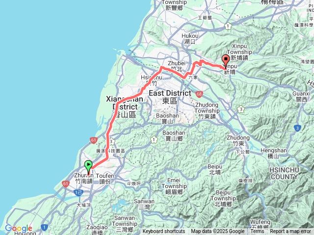 youbike竹南至新埔