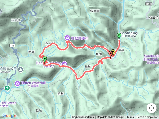 2025-06-21三貂嶺野人谷9瀑連走及幼坑山