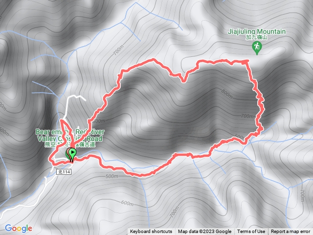 熊空橋-越嶺道-加久嶺山-熊空橋0型