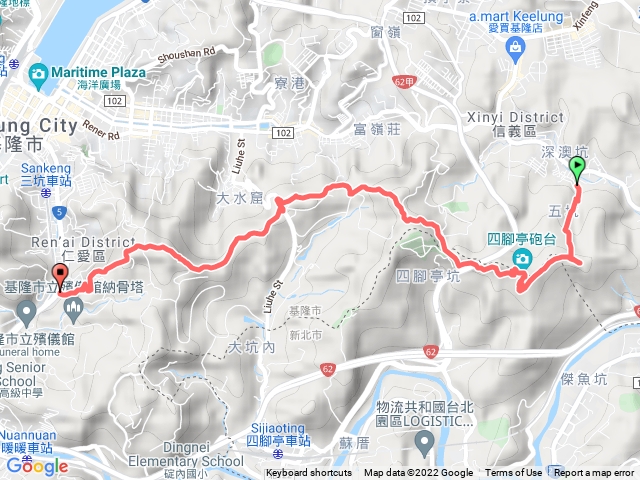 111.01.01六坑山-深澳坑砲台山-長命山-大水堀山-紅淡山東南峰-紅淡山