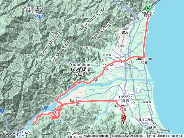2026-05-22宜蘭摸基石(天送埤山、清水湖山西峰、清水湖山、牛鬥山東南峰、牛鬥山、牛衝鬪山、東巷山、東林寺、再連)