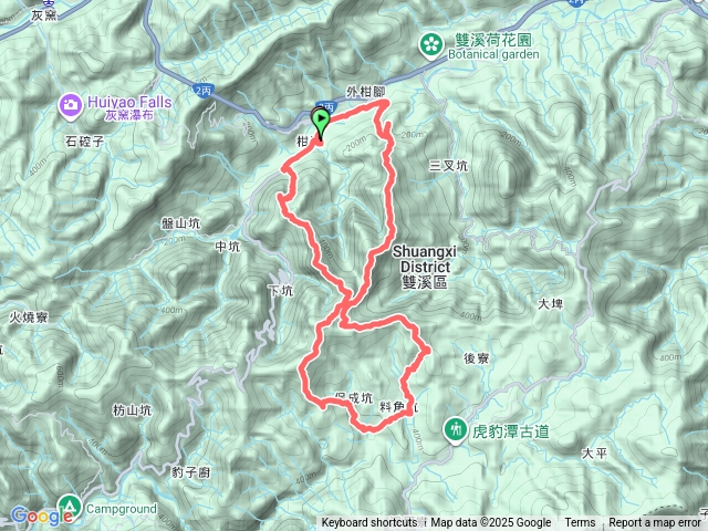 四柑縱走大O繞預覽圖