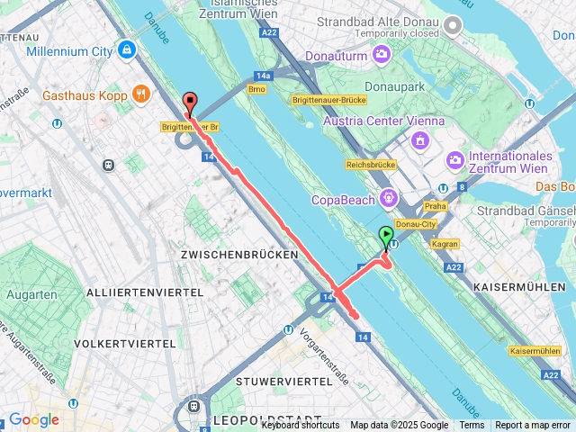 維也納多瑙河健行