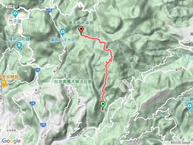 圳頂古道上荷蘭古道東線回擎天崗