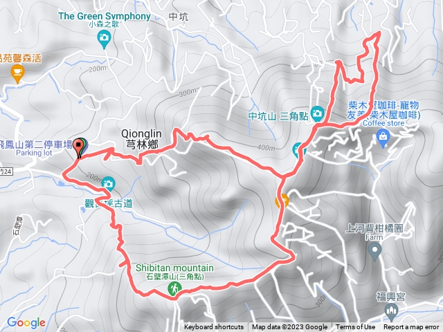 飛鳳山-中坑山-大板根-石壁潭山