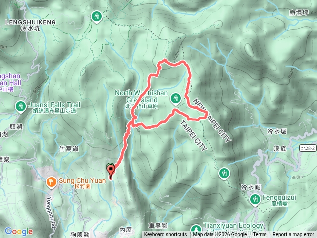 內寮古道、石溪山、石梯嶺、柳杉林、北頂山、高頂山 P 型 (沒有路名的山路很崎嶇、不推)預覽圖