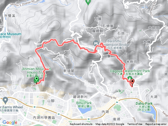 金面山到大湖公園