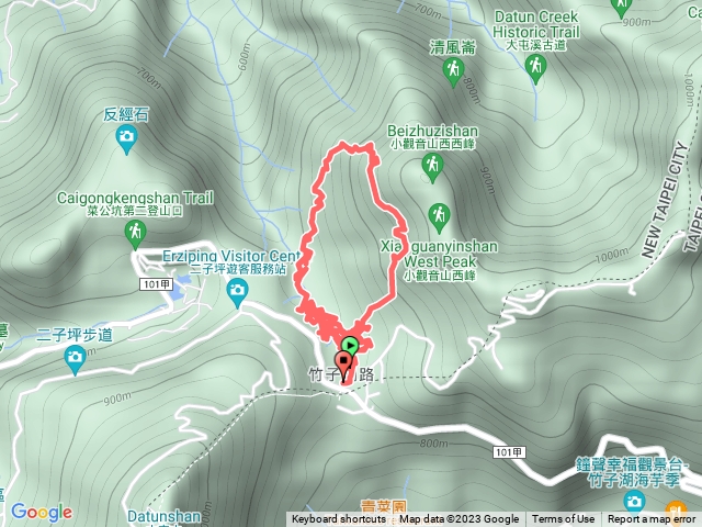 三芝小觀音山西峰山麓漫走