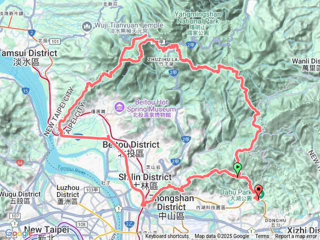 台北大縱走一次走八段1-5