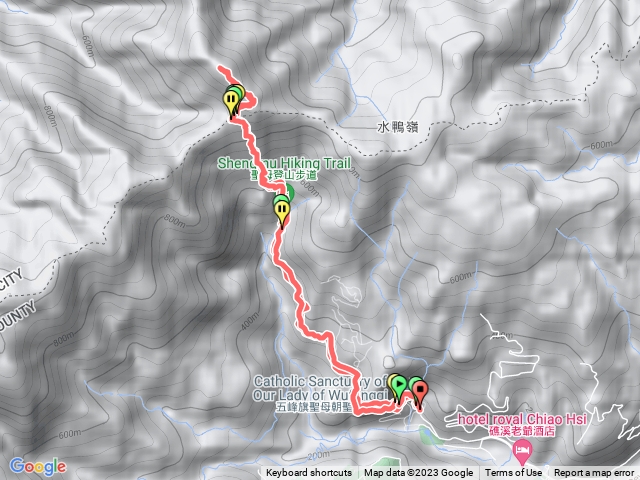 三角崙山登頂