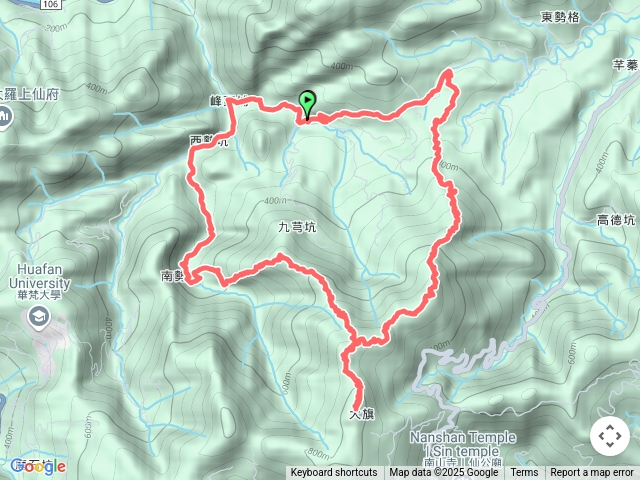 玉桂嶺山、伏獅山、獅公髻尾山、九芎坑山