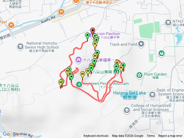 十八尖山（變葉木步道上，環山步道下）