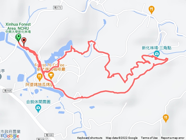 中興大學新化林場健走