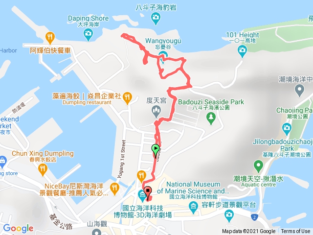 基隆市中正區望幽谷濱海步道