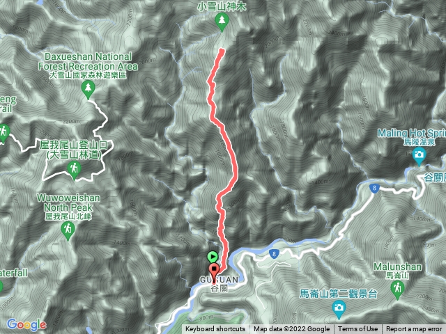 波津加山上大雪山遊樂區