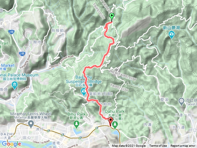 臺北大縱走 第四段 風櫃口至大湖捷運站
