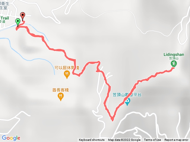 笠頂山3號登山步道