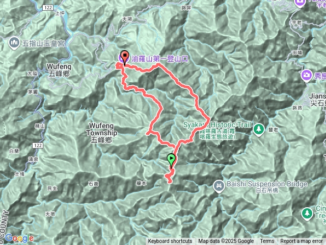 油霞麥逆走出軌霞喀羅古道單攻石鹿大山(霞喀羅大山) 2025年12月7日預覽圖