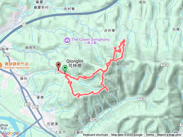 飛鳳山-中坑山-大板根-小板根-8字