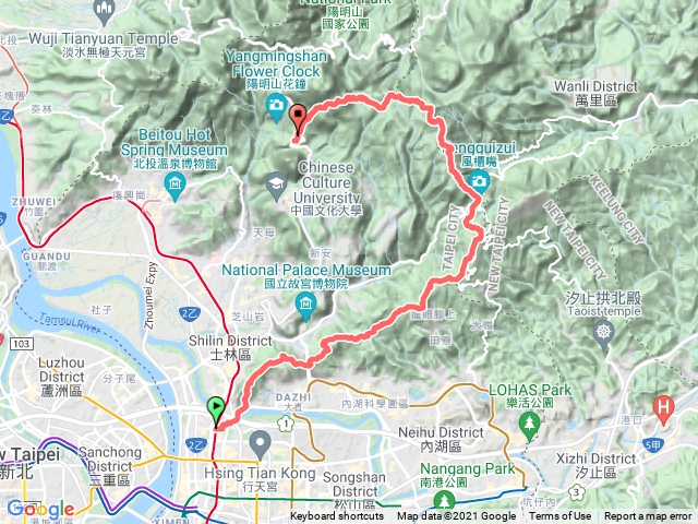 圓山-陽明山遊客中心