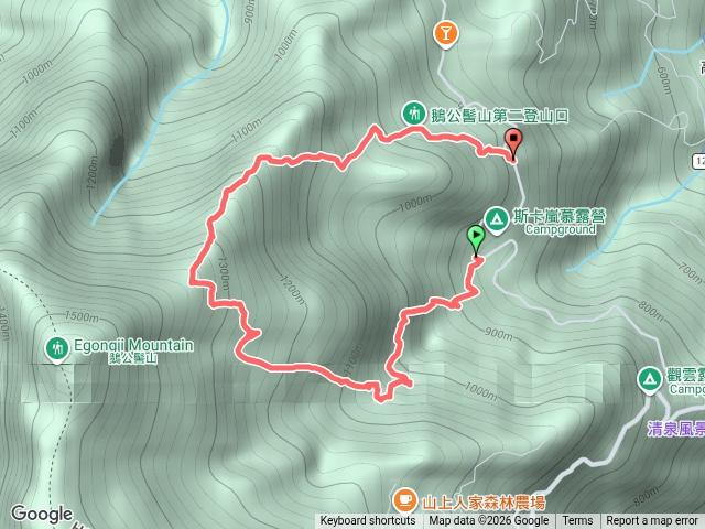 鵝公髻雲霧步道上.血藤.第二登山口下預覽圖