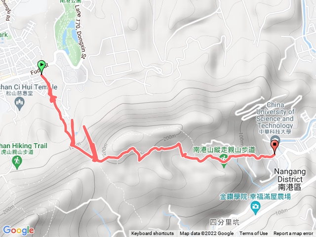 南港山步道小段