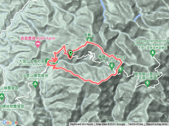 鳶嘴西稜(長壽山、鳶嘴山）、橫嶺山自然步道（橫嶺山、沙連山）