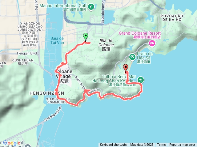 澳門路環島健行