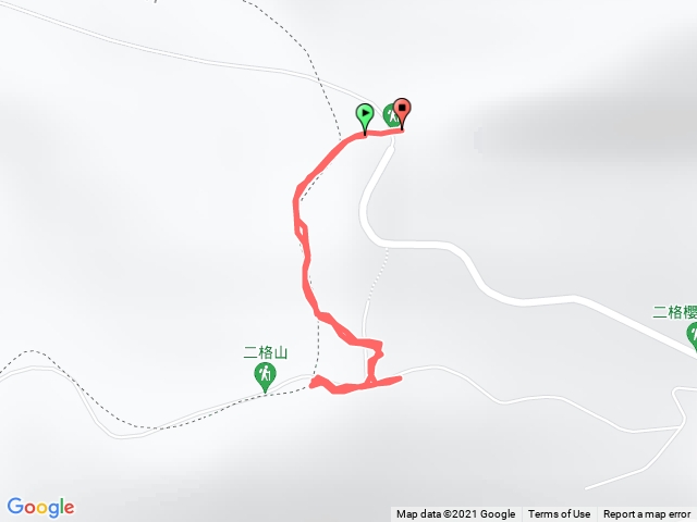 二格山登山口-二格山（來回）