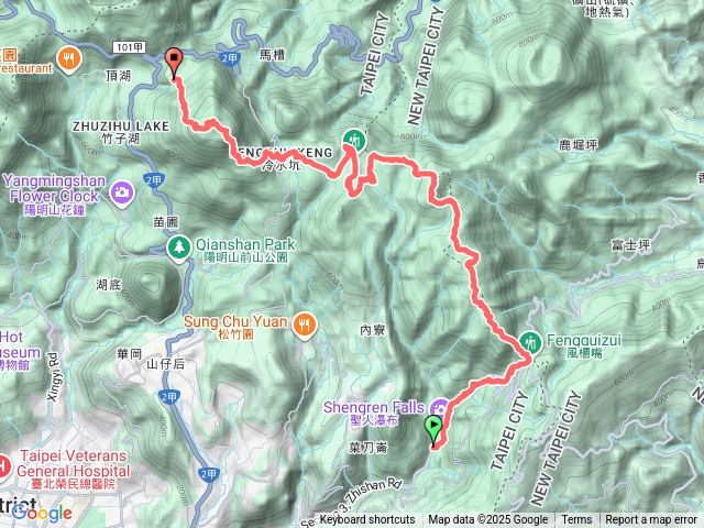 陽明山東部縱走