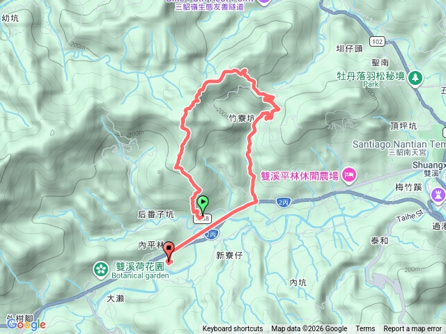 20260129聯合艦隊雙溪北38上平林3號農家新路尾山往牡丹下農路O形山徑除草