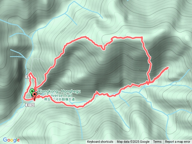 熊空瀑布加九寮山環狀預覽圖