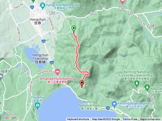 大山母山赤牛嶺至南灣眺石