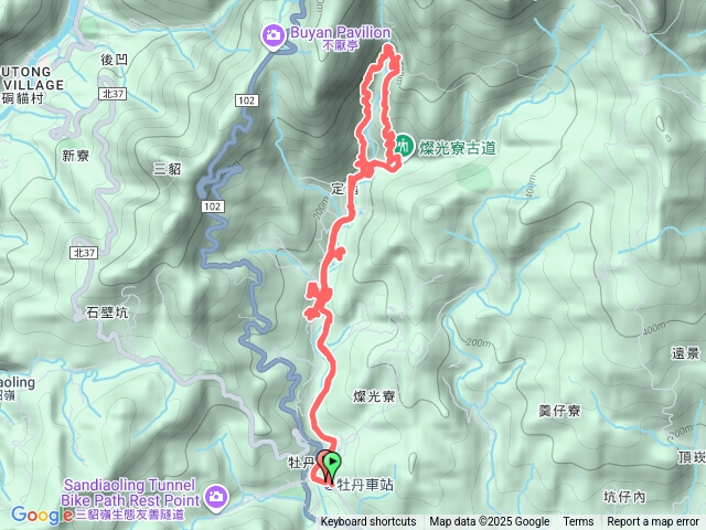 貂山古道新舊道