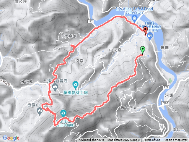 20220730上坪山─五指山O形