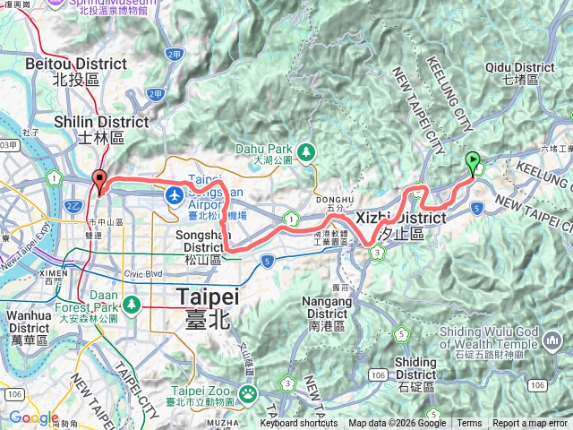 基隆河自行車道-五堵到圓山