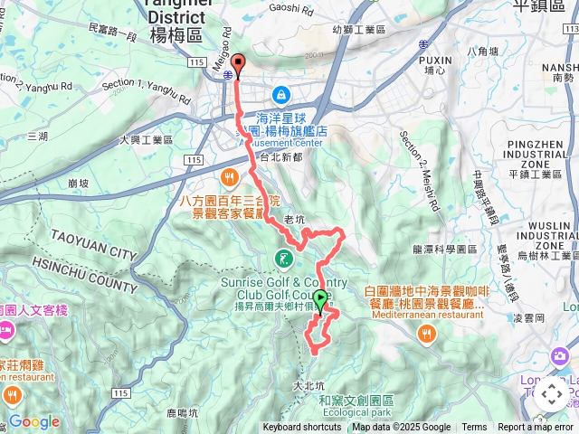 大北坑-龍泉步道-福人步道-保甲古道-森山步道-龜山頭山預覽圖