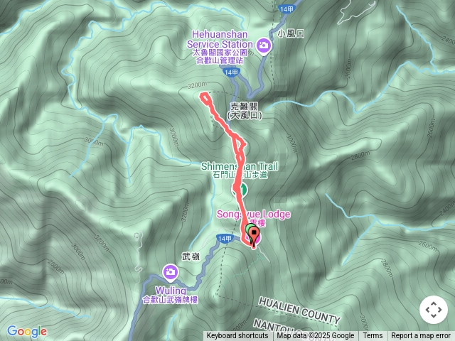 松雪樓-南哈哈山-哈哈山-石門山北峰-石門山-松雪樓