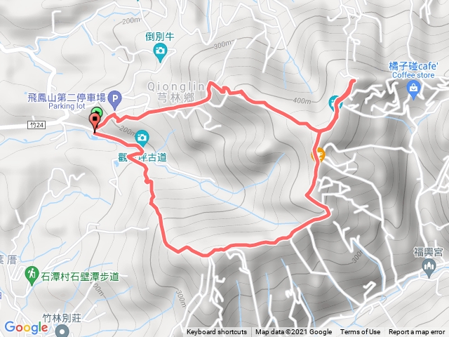 飛鳳山、中坑山(小百岳) O環路線