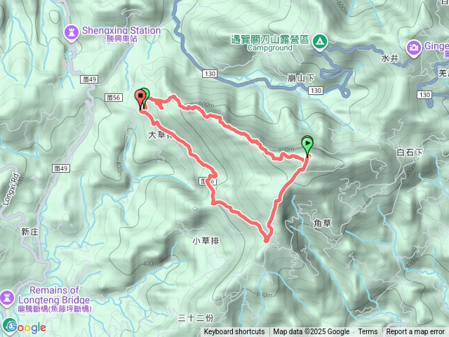 關刀山西北峰入口O型預覽圖