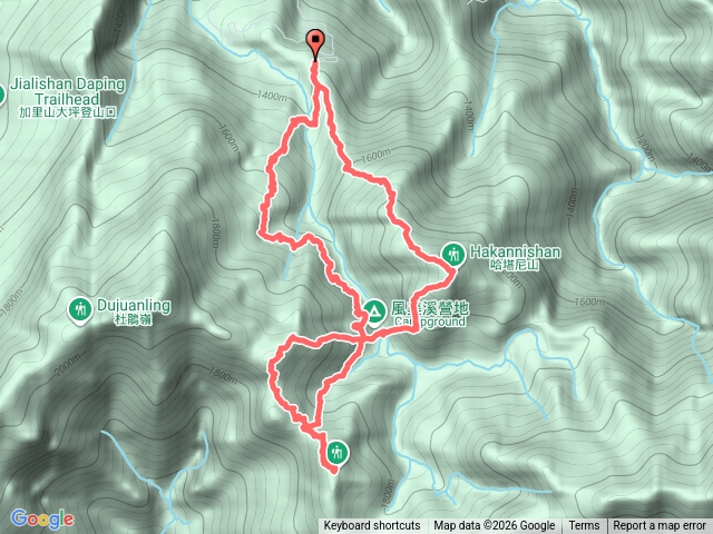 婷婷的哈堪尼山+加里山東南峰預覽圖