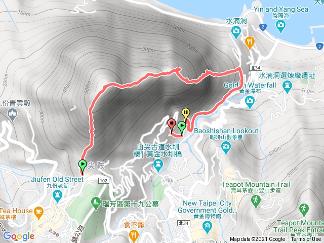 基隆山至雷霆峰下濂洞國小