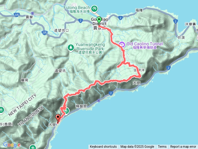 隆林池上雪山尾稜南段預覽圖