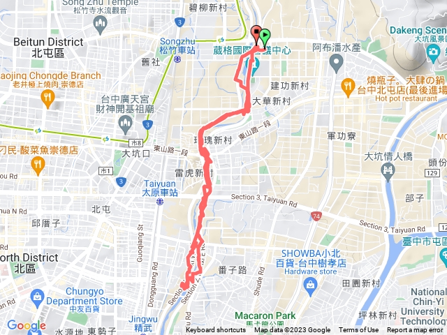 旱溪河堤路跑 2